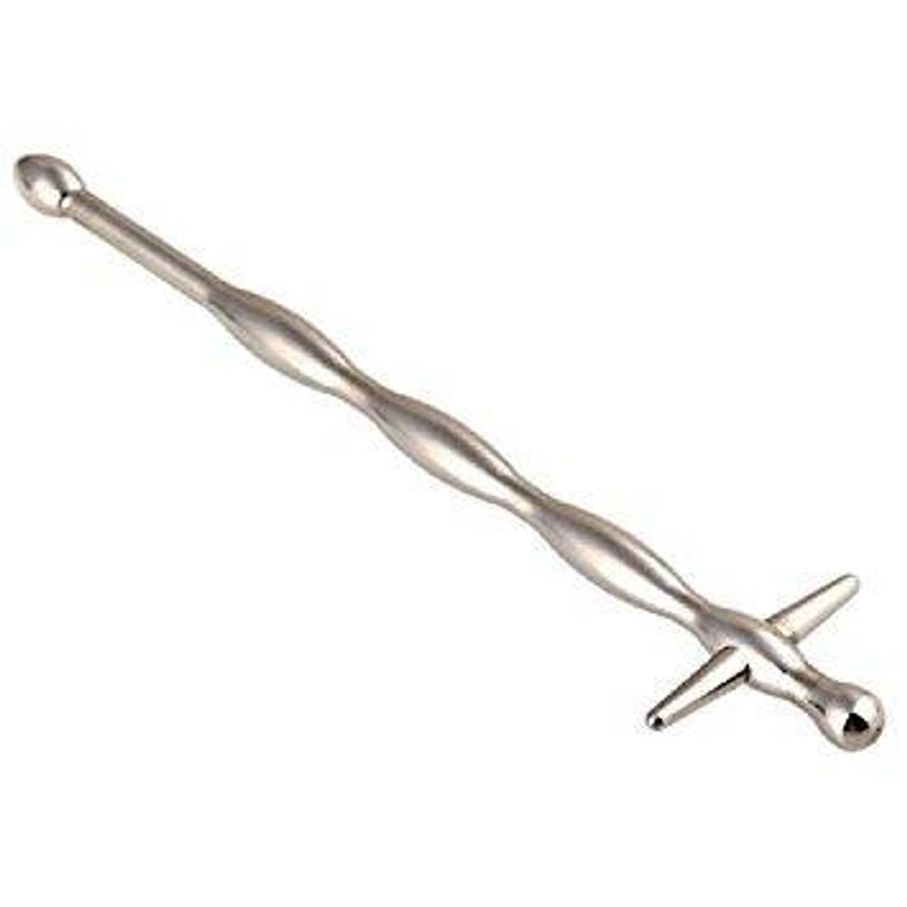 Wavy Cross Top Post Urethral Sound
