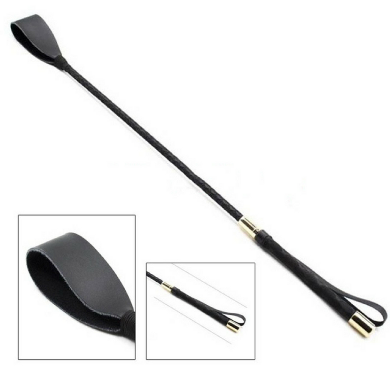 Crop - PU Leather Tip Riding Crop With Pro Handle