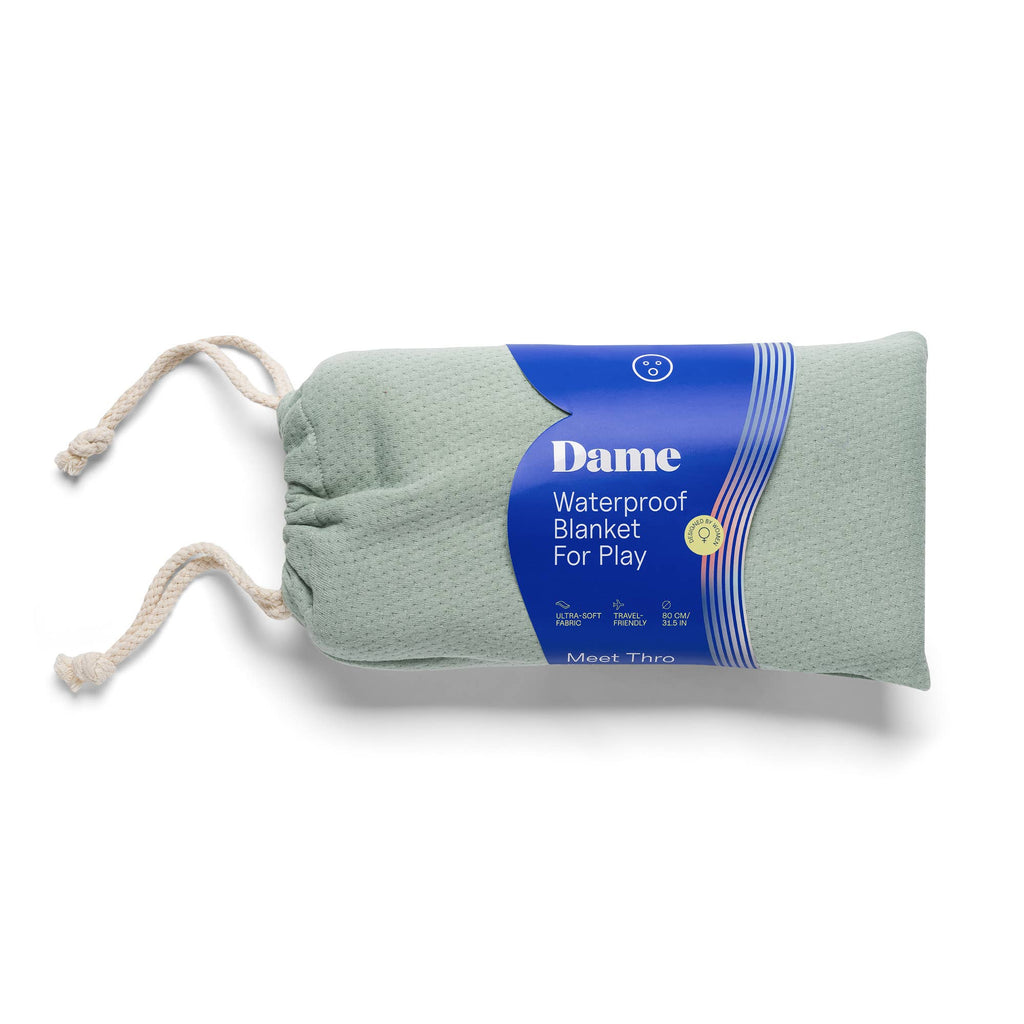 Thro Waterproof Play Blanket – Sage (Protective & Cozy)