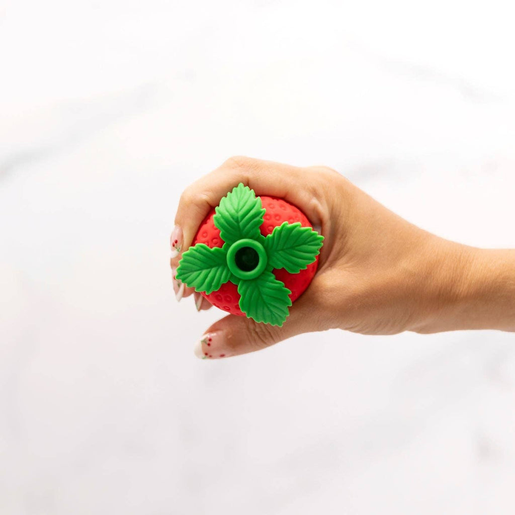 Strawberry Emojibator Suction Vibrator