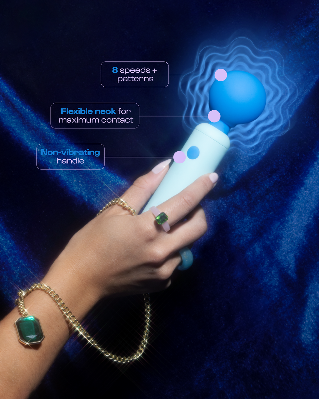 Unbound Dex Compact Wand Vibrator