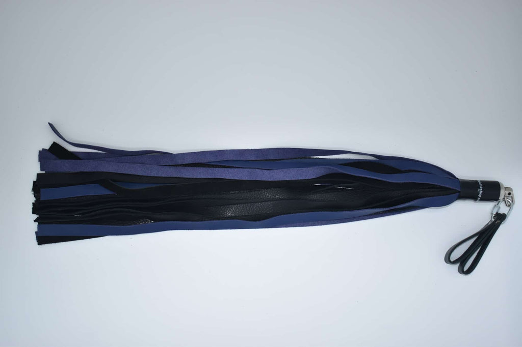 Chap Hide Floggers with Finger Loops