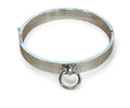 STEEL 15" STAINLESS STEEL BONDAGE COLLAR