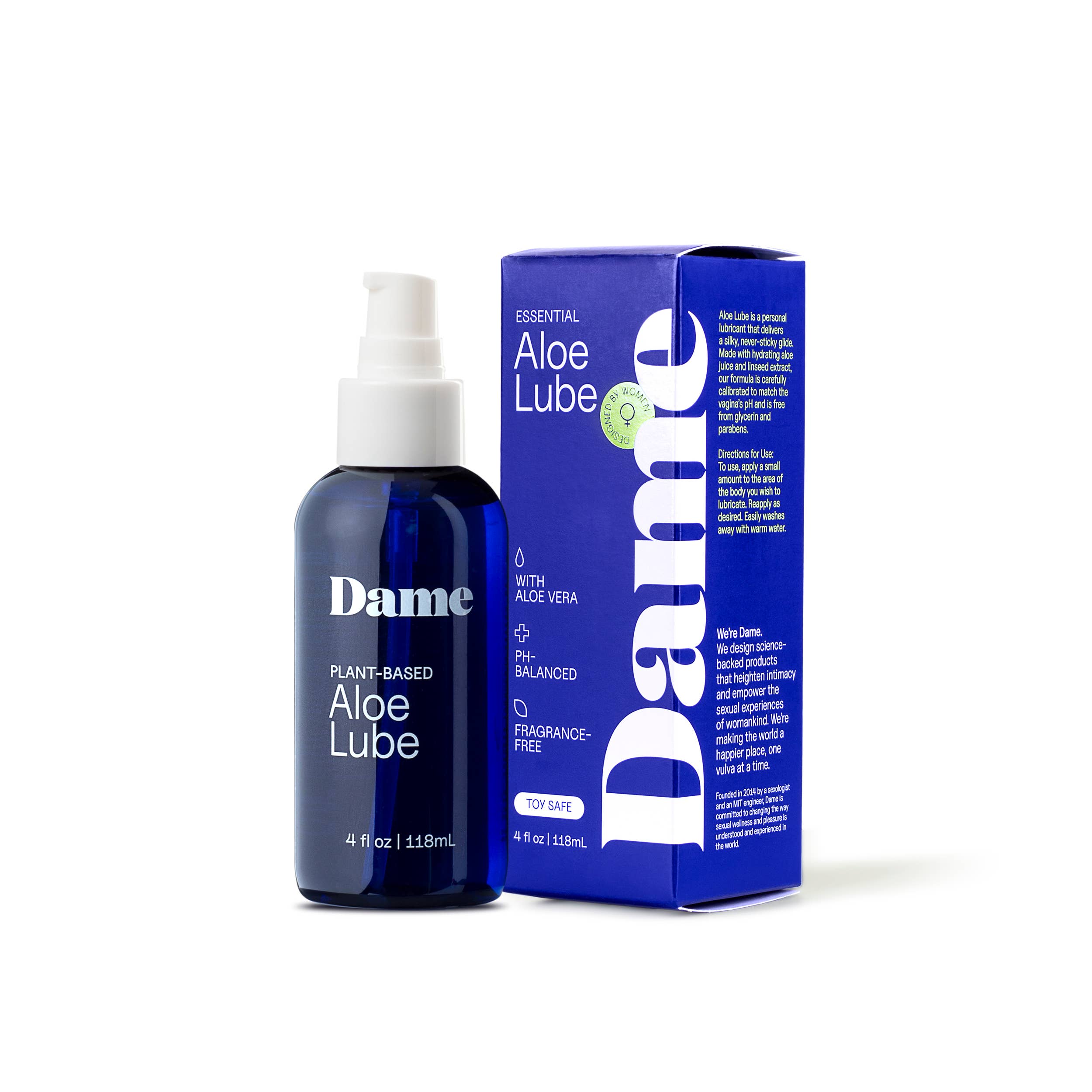 Aloe Lube 4oz | Natural pH-Balanced Personal Lubricant