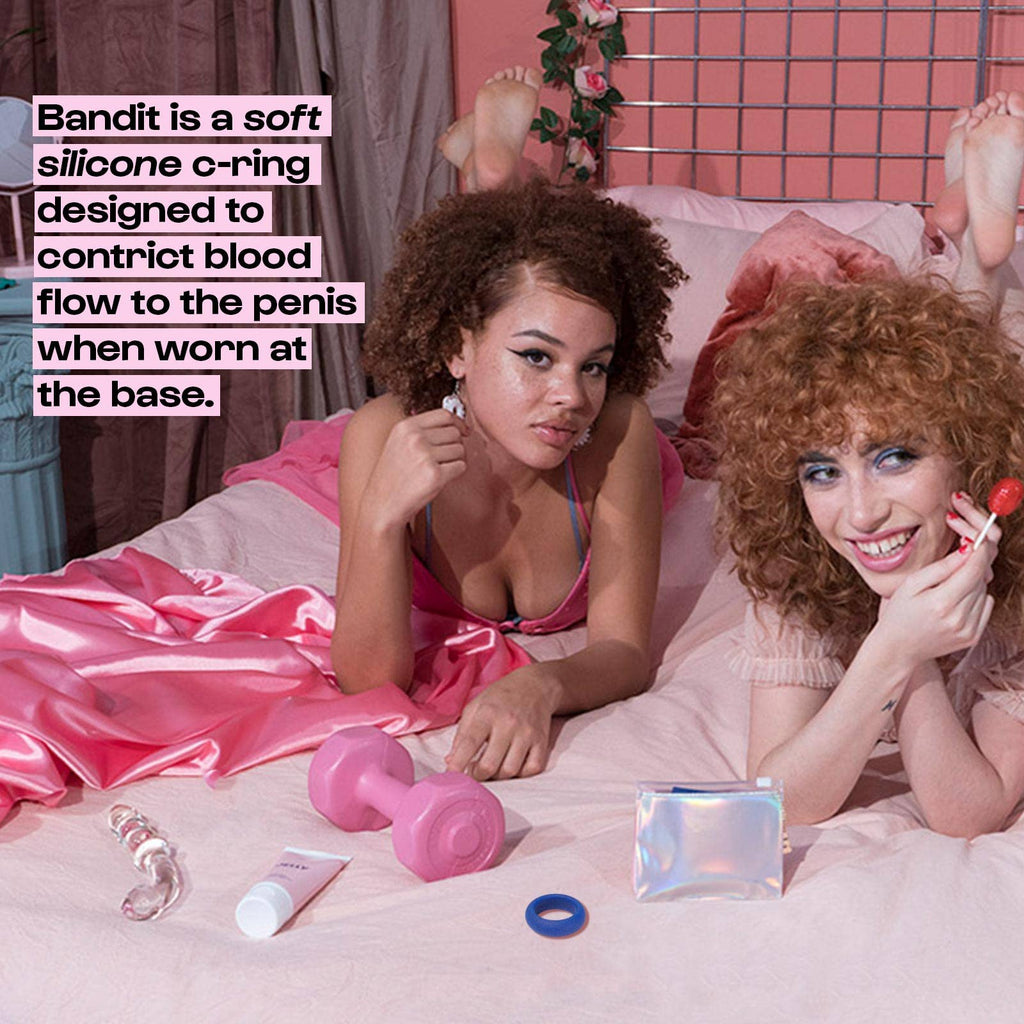 Bandit Stretchy Silicone Sex Toy Cock Ring