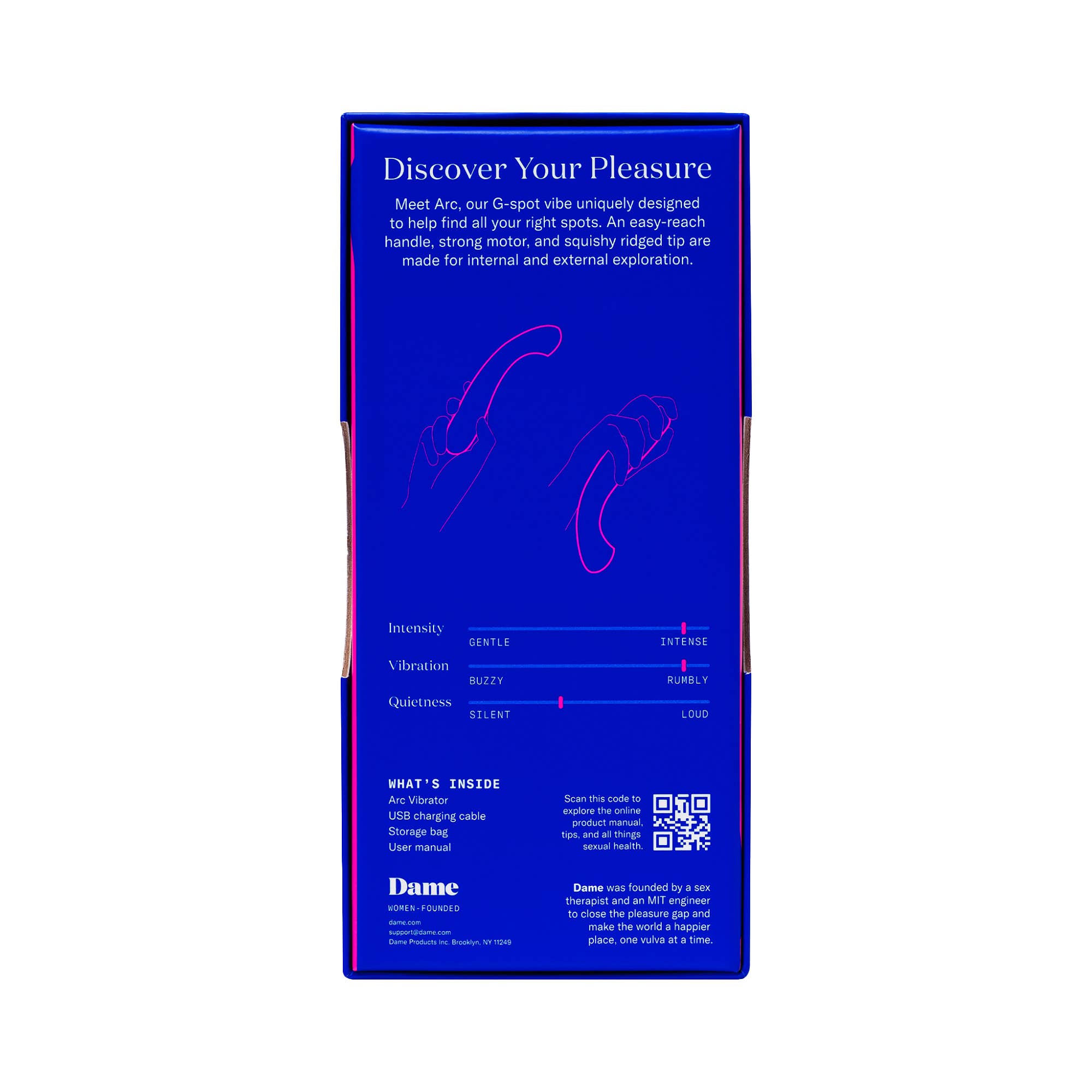 Arc Vibrator - Plum | G-Spot & Clitoral Stimulation