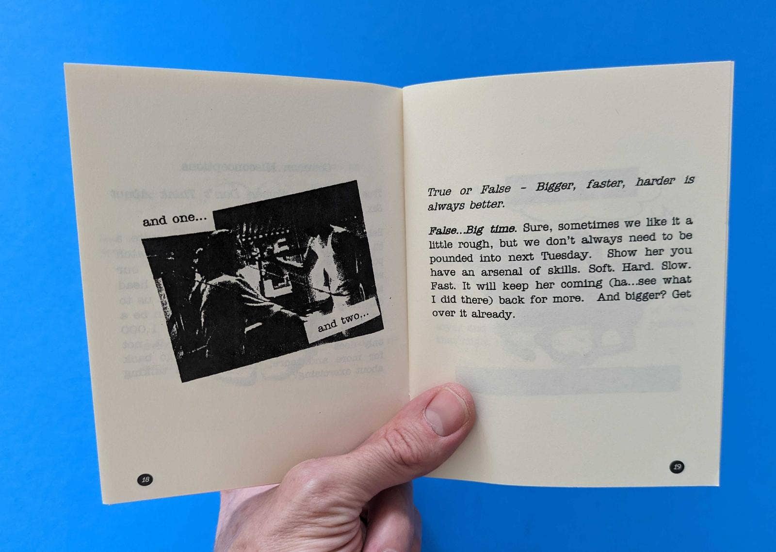How to Give an Ohhh! (Zine)