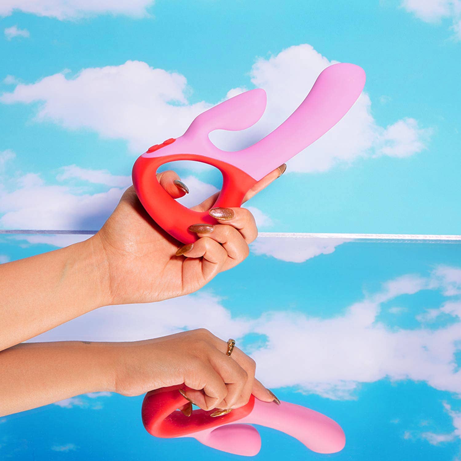 Clutch Dual-Stimulating Rabbit Vibrator Sex Toy