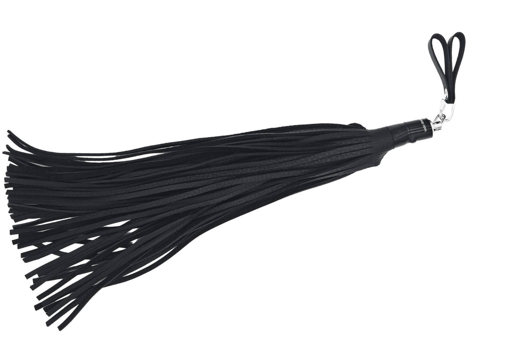 Bull Hide Floggers: 1/4" Falls with Finger Loops