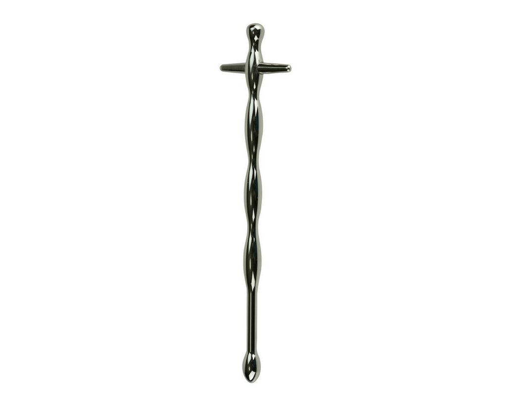 Wavy Cross Top Post Urethral Sound