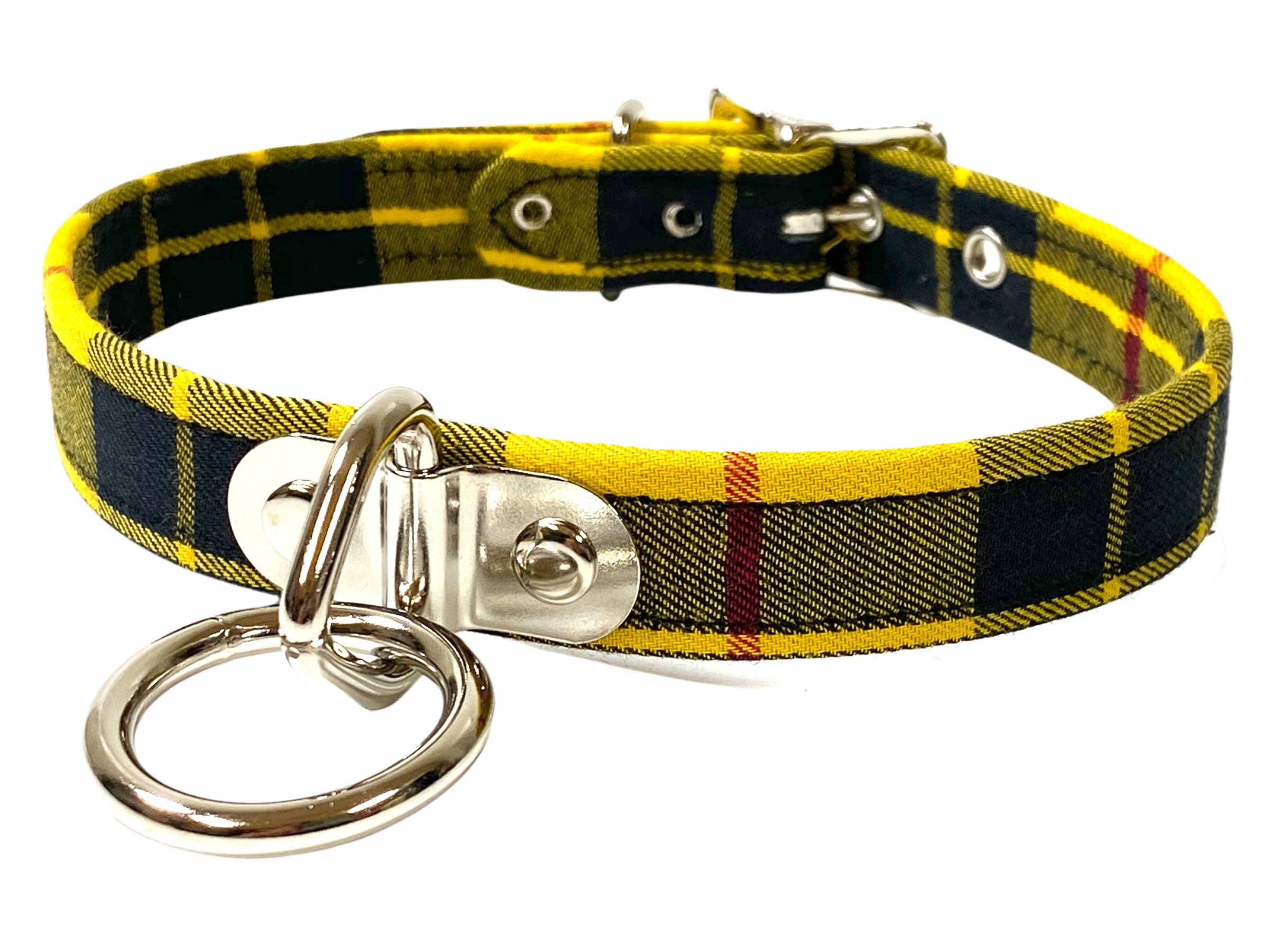 PLAID BONDAGE COLLAR