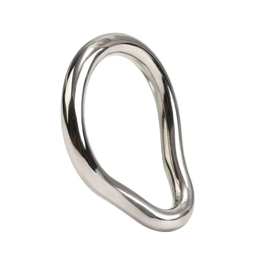 Cock Ring Stainless Steel with Periunium Nub Size 2"