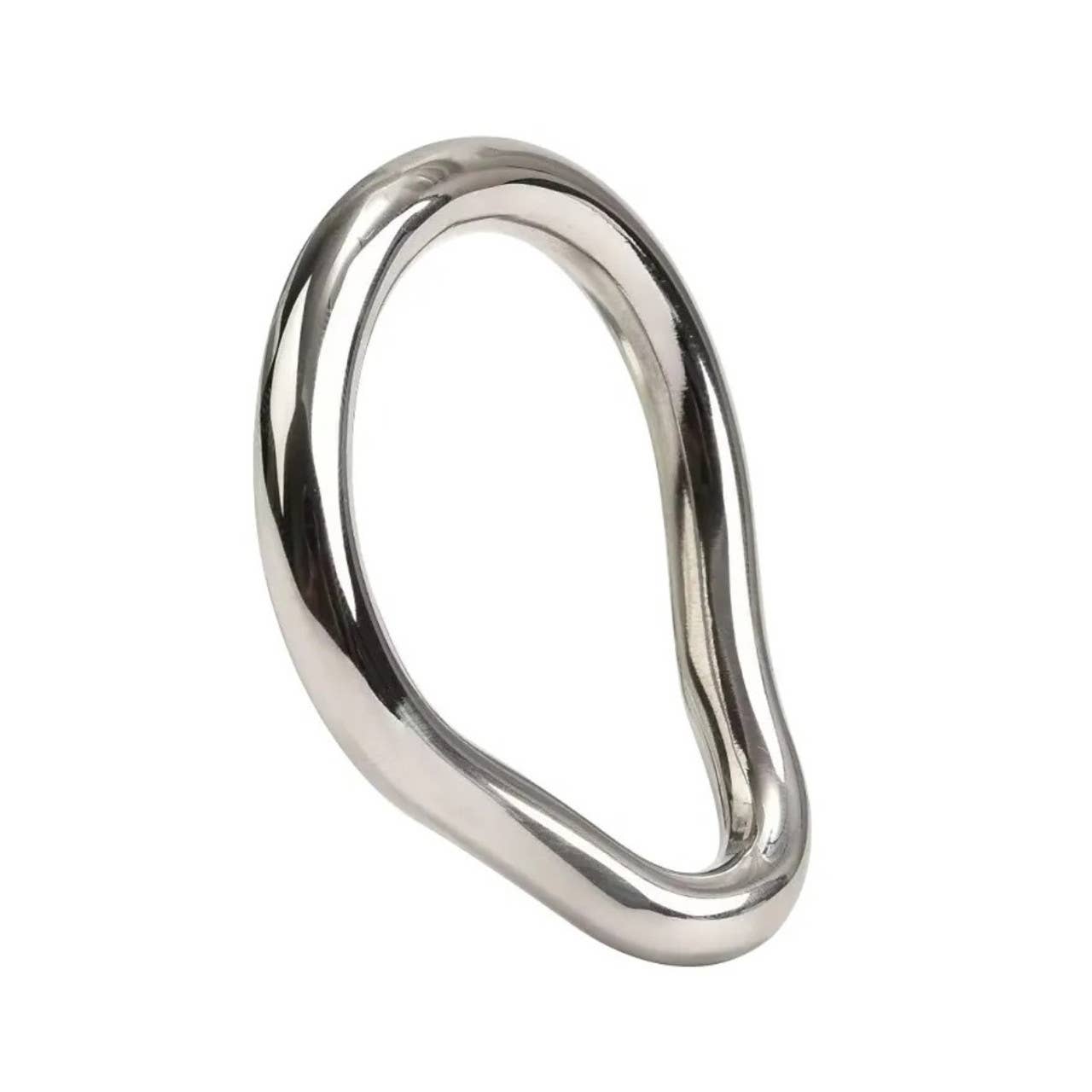 Cock Ring Stainless Steel with Periunium Nub Size 2"