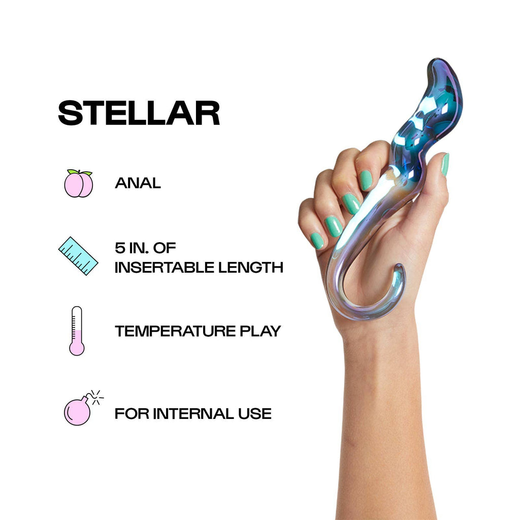Stellar Borosilicate Glass Hypoallergenic Sex Toy