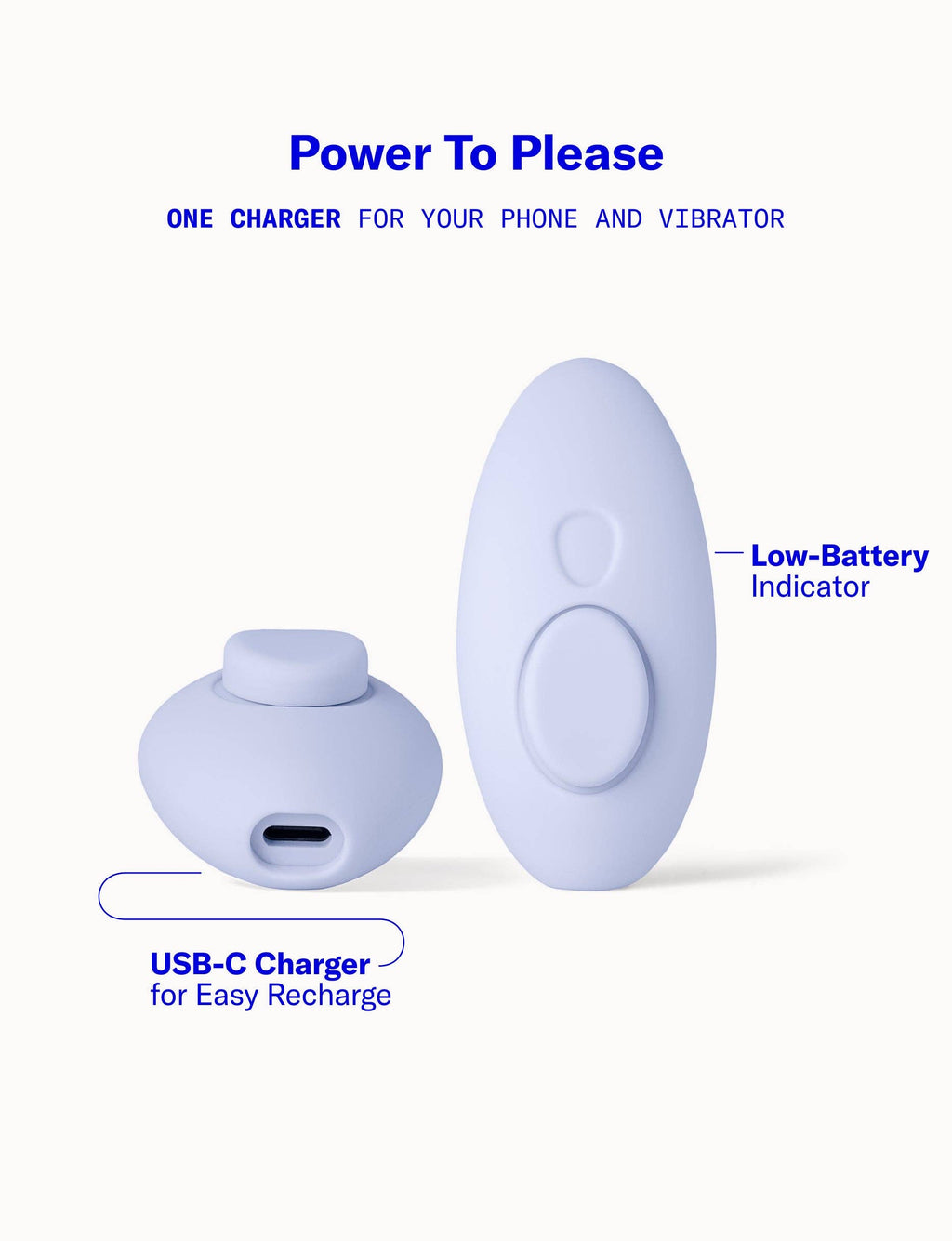 Lay Discreet Wearable Panty Vibrator with Remote - Ice Blue