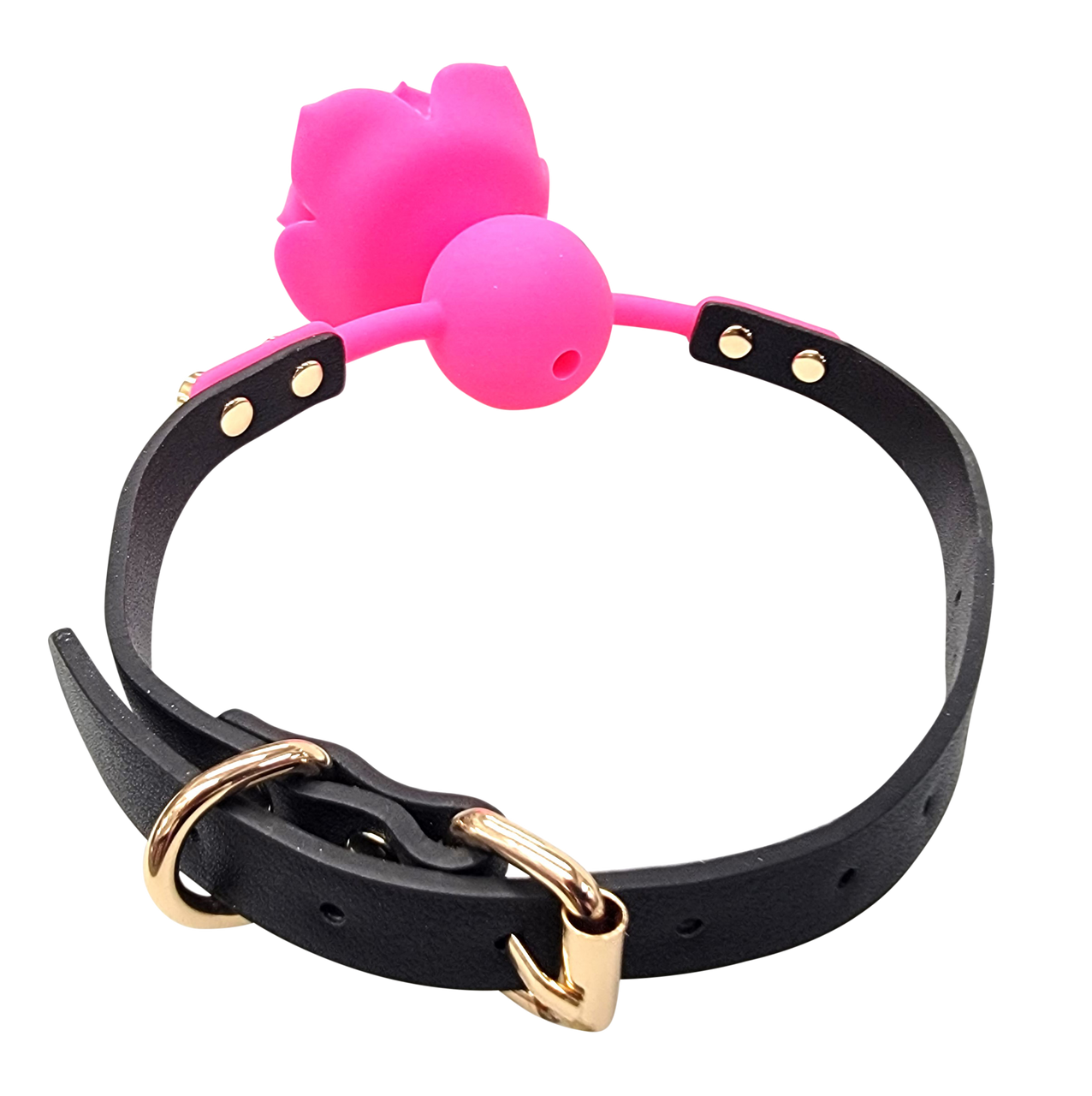 Ball Gag - Silicone Rose Flower