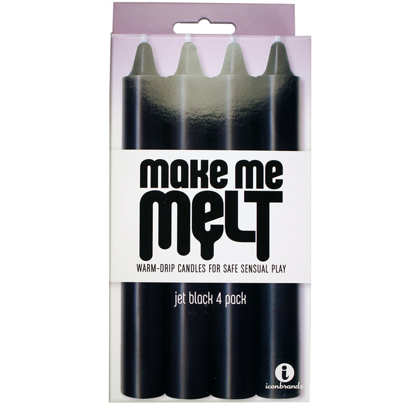 Make Me Melt Sensual Warm-Drip Candles, 4 Pack