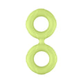 Forto F-81 Liquid Silicone Cock & Ball Double Ring Medium Glow