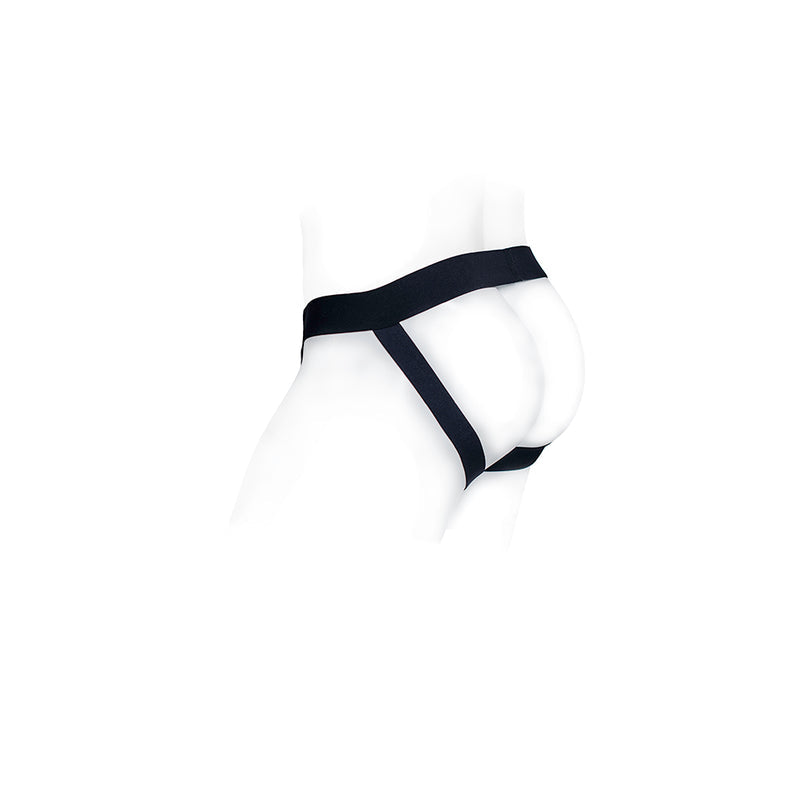 SpareParts Pete Freestyle Nylon Packing Jock Black