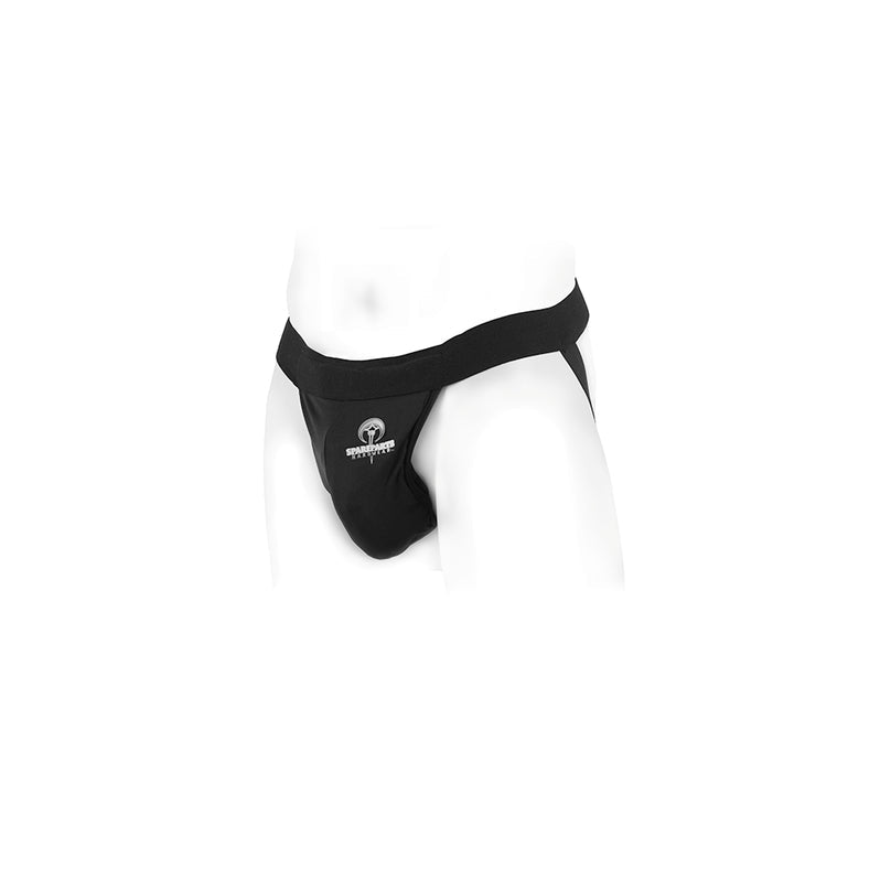 SpareParts Pete Freestyle Nylon Packing Jock Black