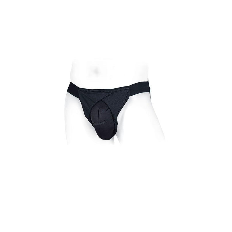SpareParts Pete Freestyle Nylon Packing Jock Black