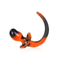 Oxballs Beagle Puppy Tail Buttplug Acid Yellow Swirl Medium