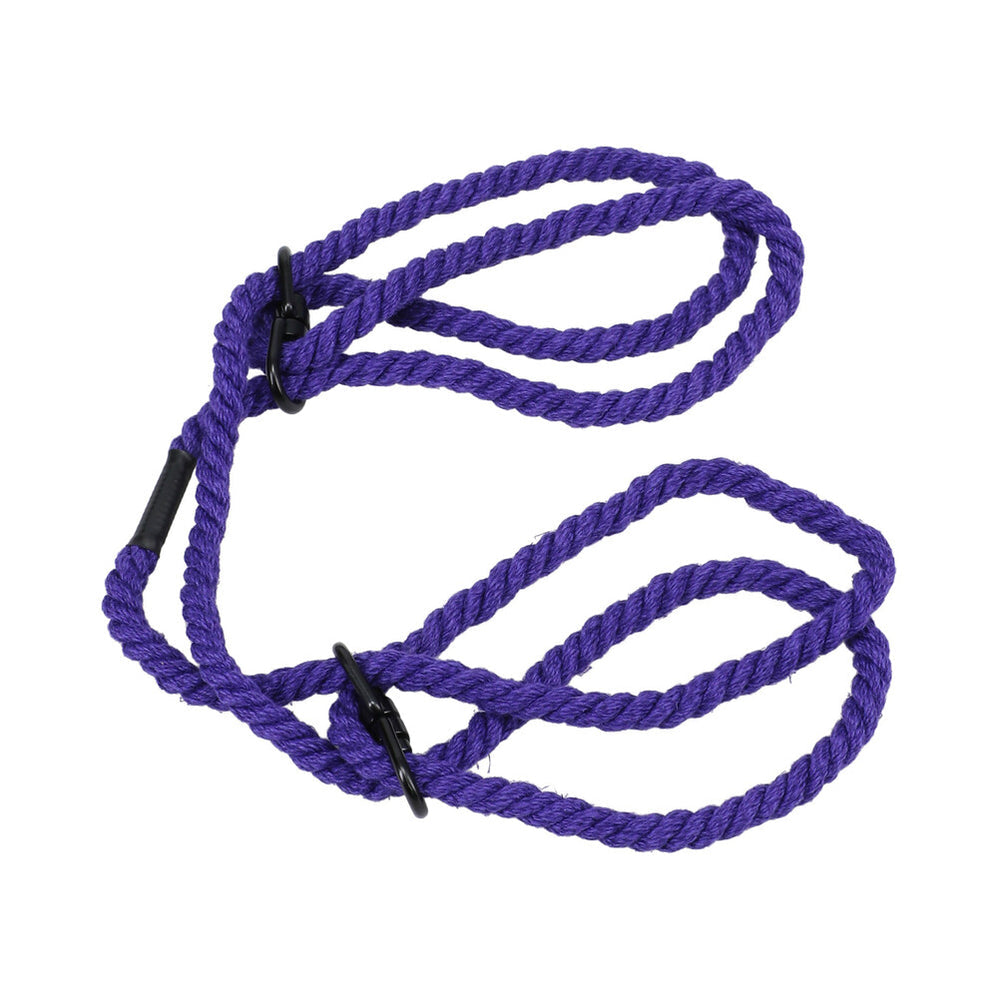 Merci Restrain Hemp Wrist or Ankle Cuffs - Violet