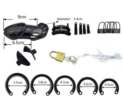 Chastity Cage - Men's E-Stim - Standard