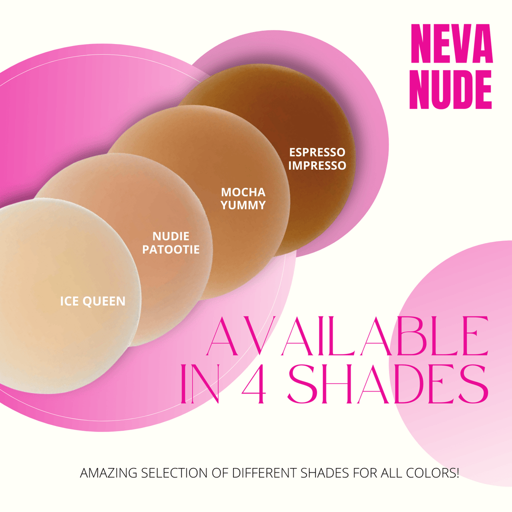 Ice Queen Nude Skin INVISIBLE REUSABLE Silicone Nipple Cover Pasties