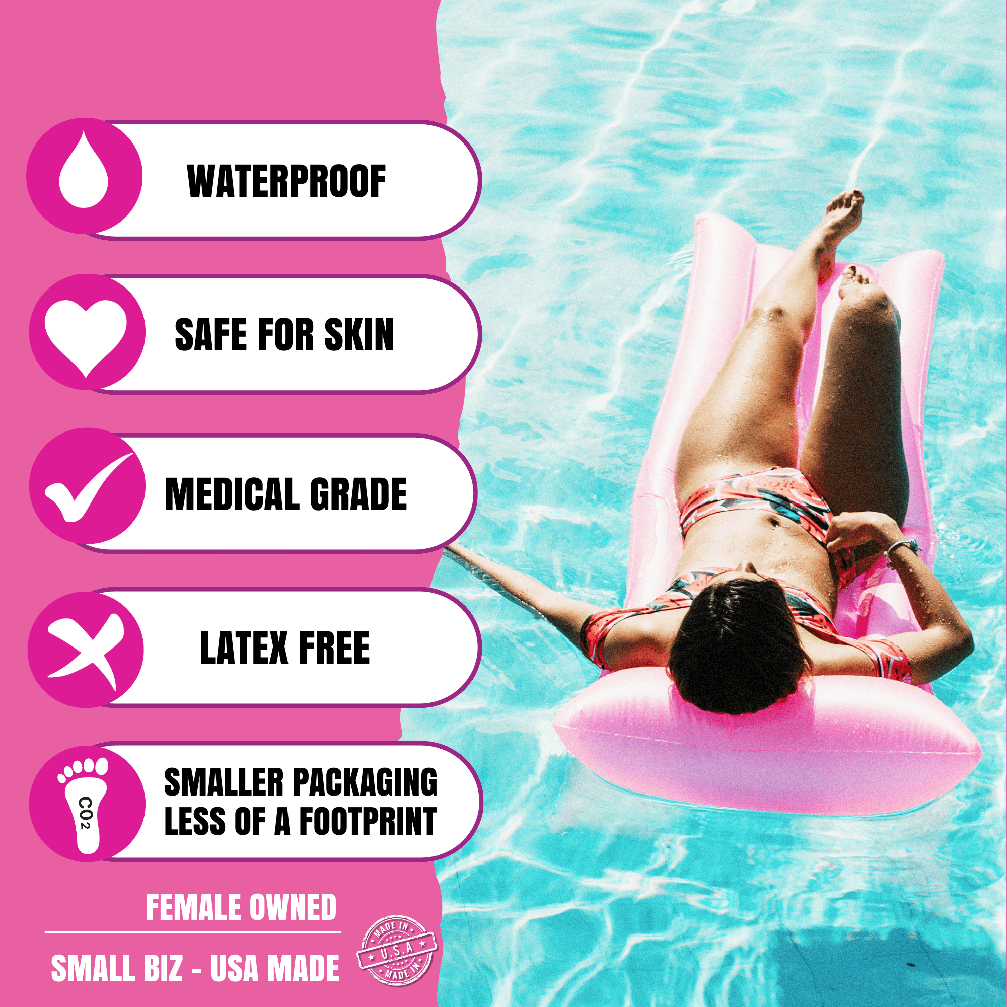 Badass Dom Squad Holographic Black Wet Vinyl X Factor Nipple Cover Pasties