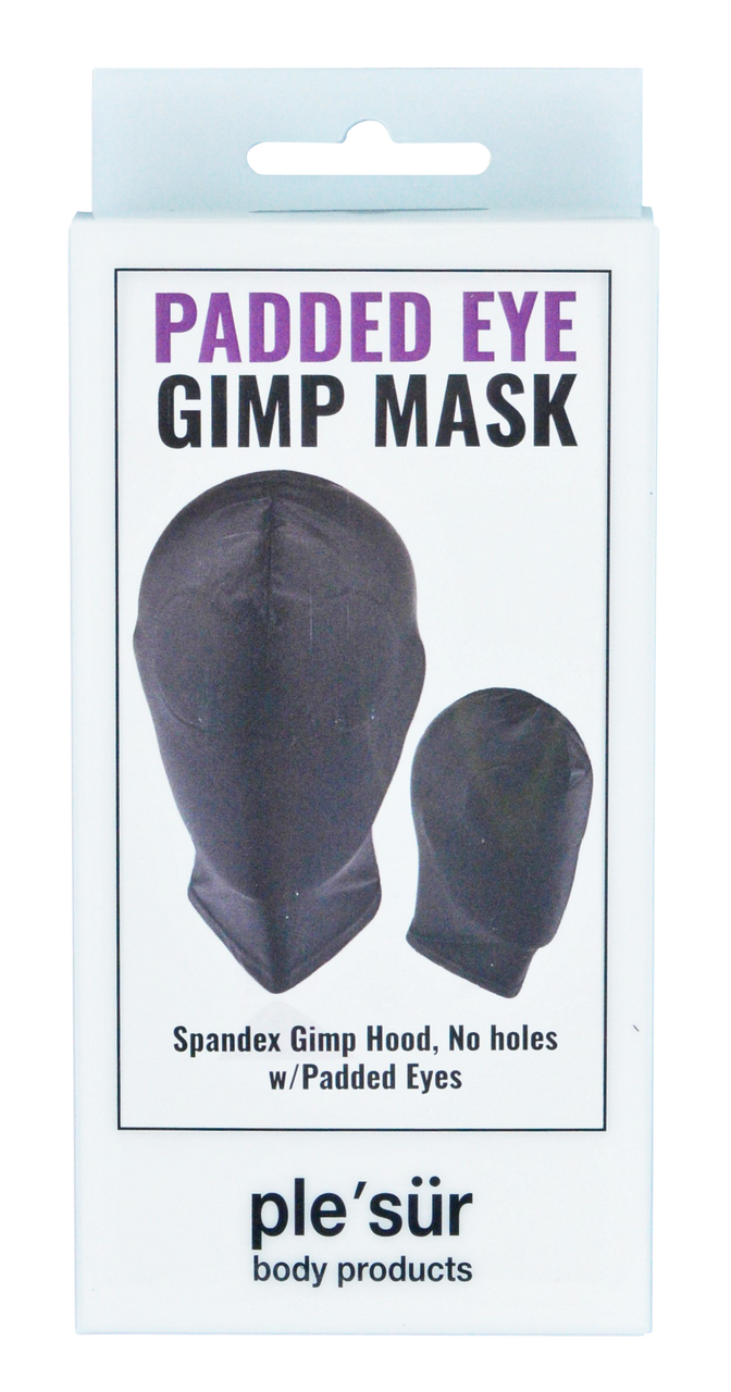 Deprivation Mask - Spandex Padded Eye 3 Hole Gimp Hood