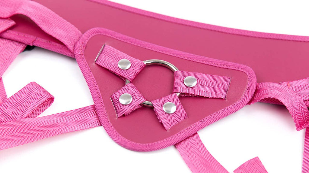 Strap On - Vegan Leather Harness - Pink