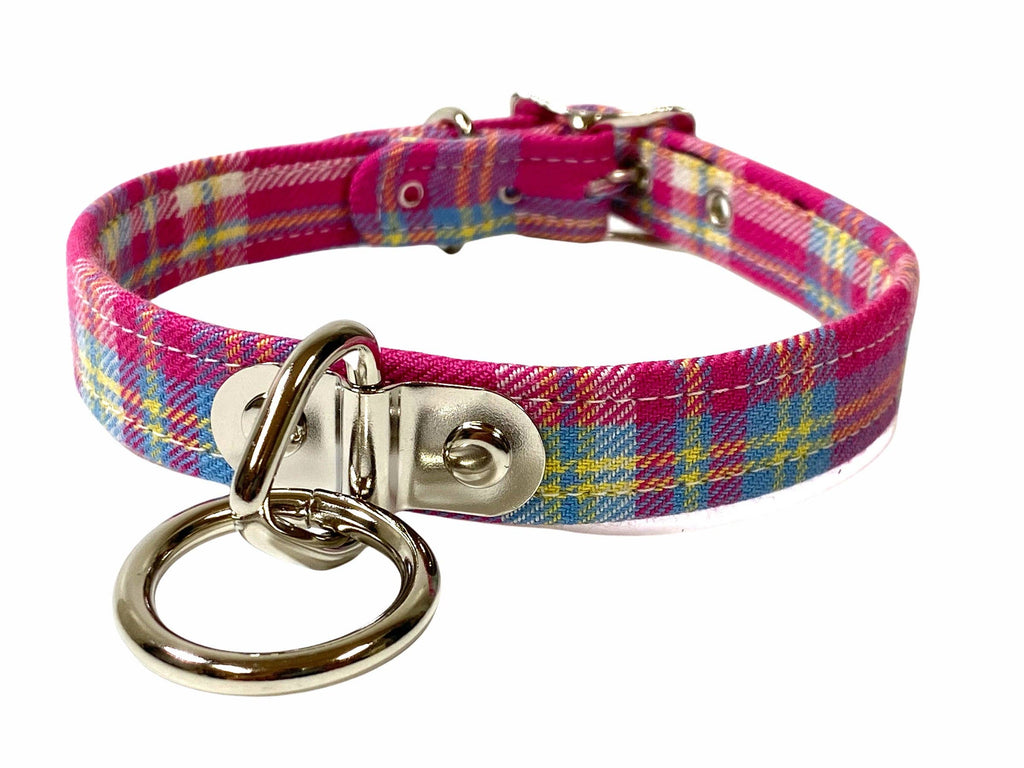 PLAID BONDAGE COLLAR
