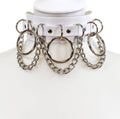 CHAIN BONDAGE CHOKER VERY WIDE 1 3/4"