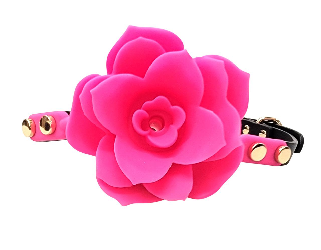 Ball Gag - Silicone Rose Flower
