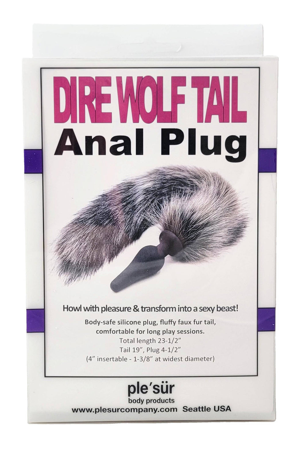 Dire Wolf Tail Anal Plug