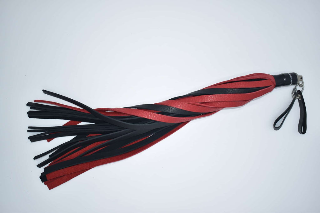 Chap Hide Floggers with Finger Loops
