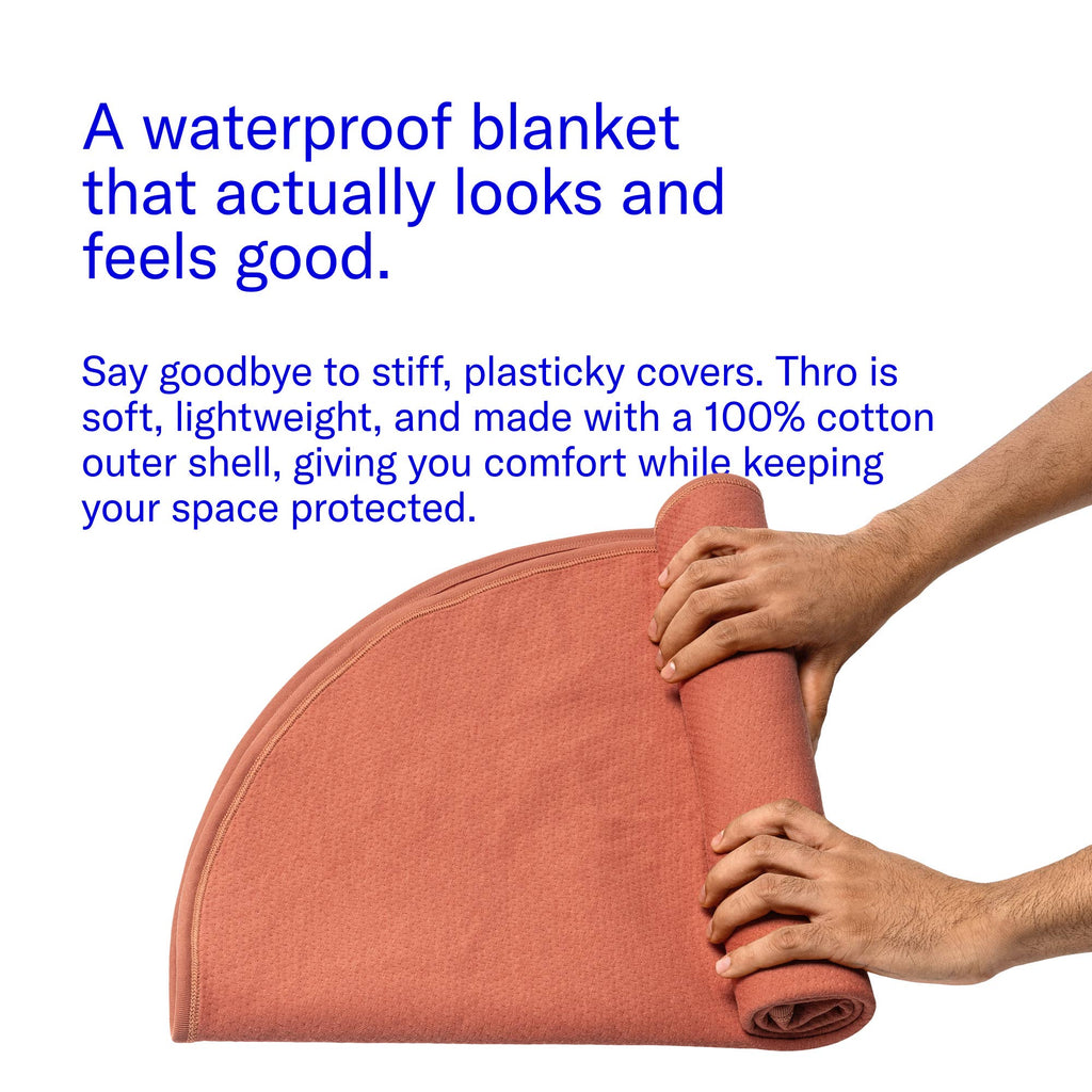 Thro Waterproof Play Blanket – Copper (Portable Cover)