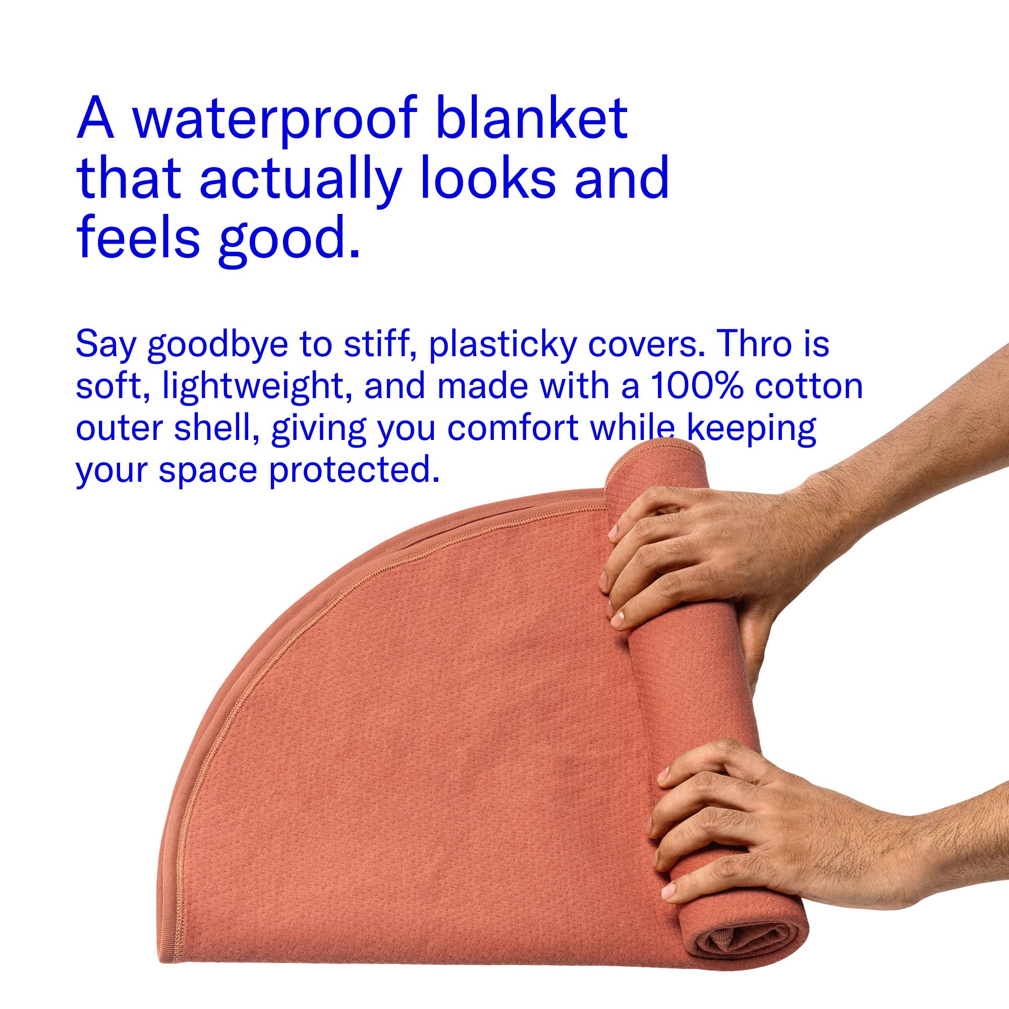 Thro Waterproof Play Blanket – Copper (Portable Cover)
