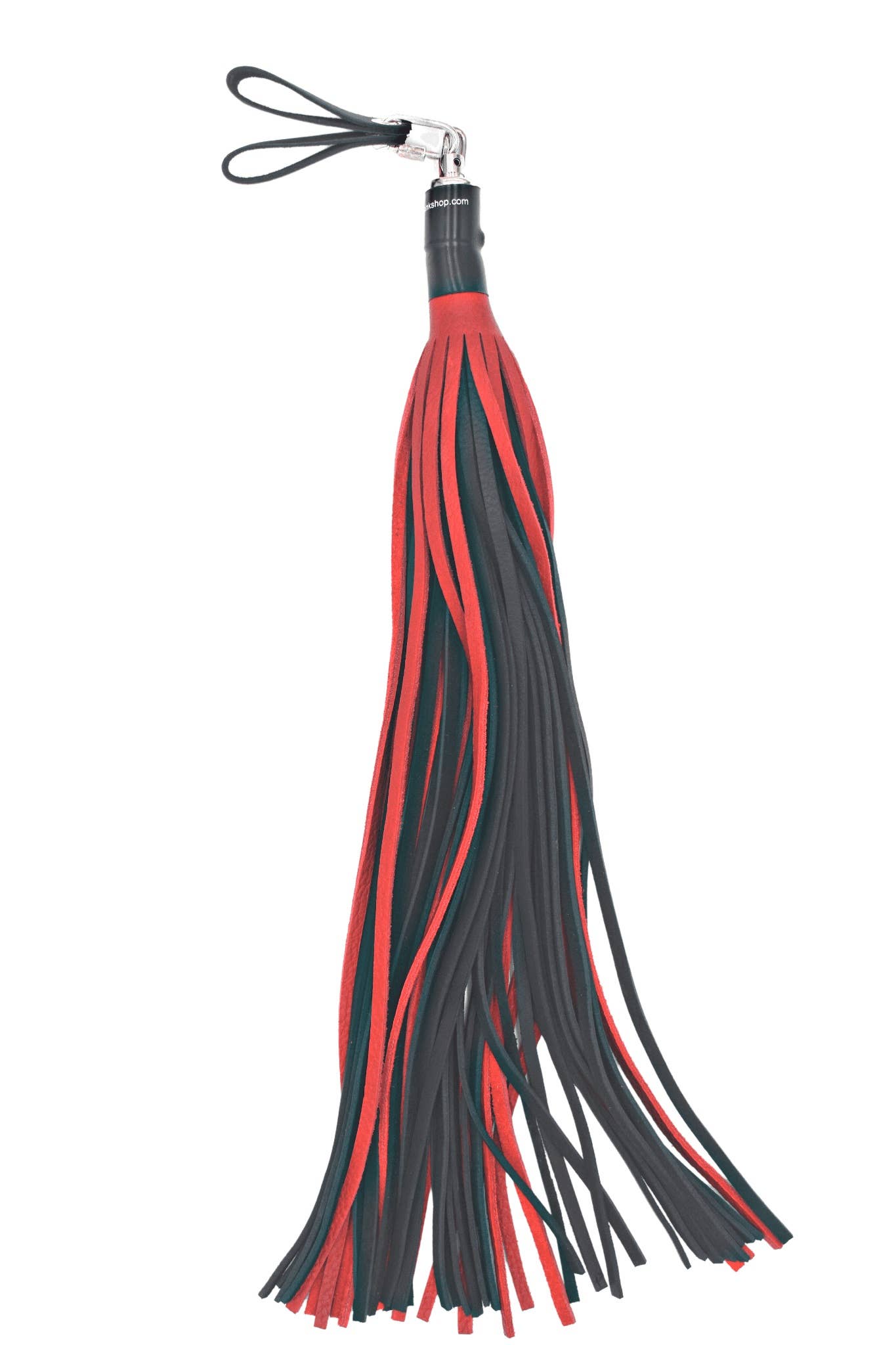 Bull Hide Floggers: 1/4" Falls with Finger Loops