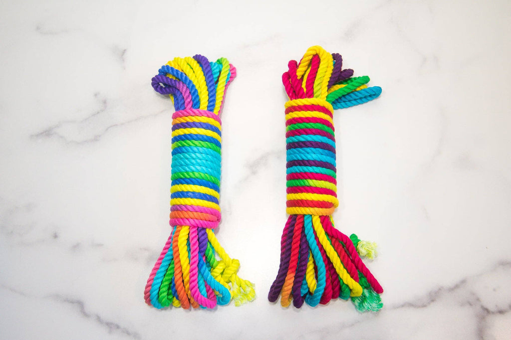 Funfetti Rainbow Bondage Rope