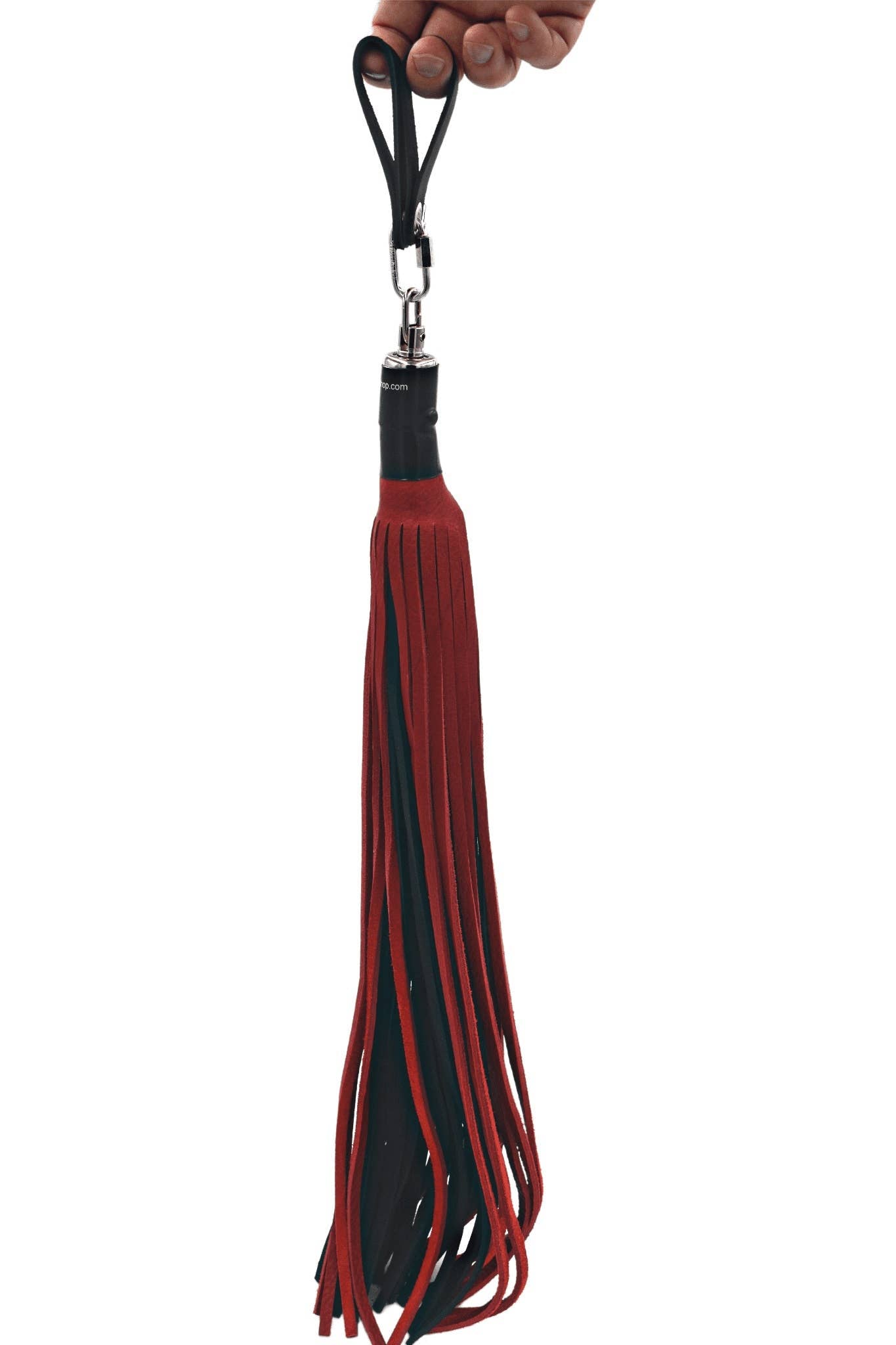 Bull Hide Floggers: 1/4" Falls with Finger Loops