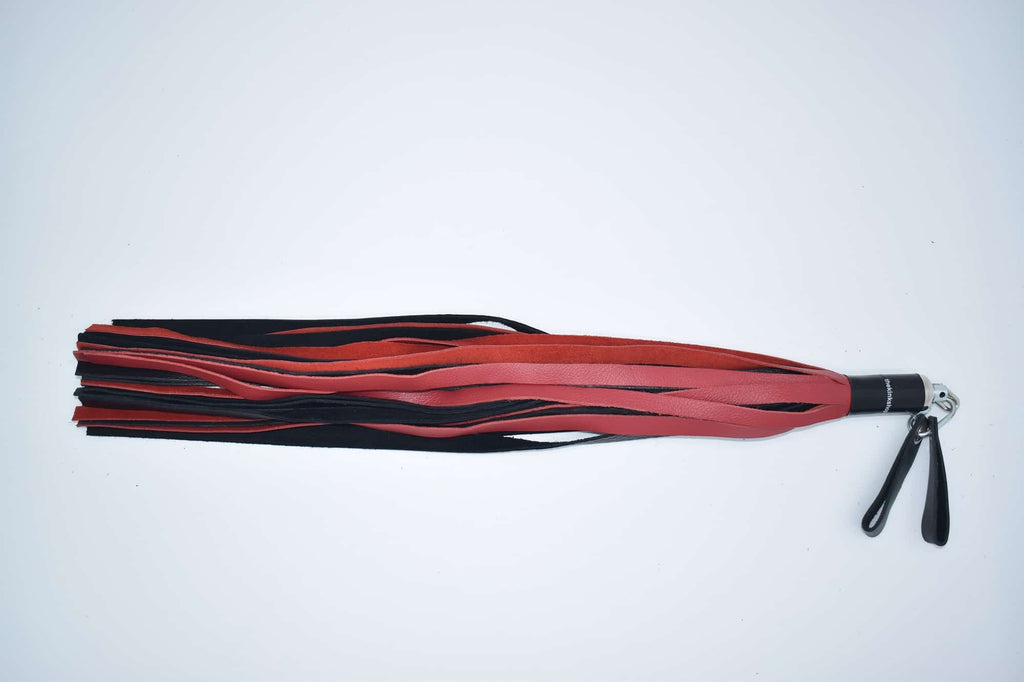 Chap Hide Floggers with Finger Loops